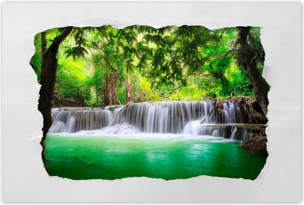 Poszterek 60x40 Tájkép vízesés