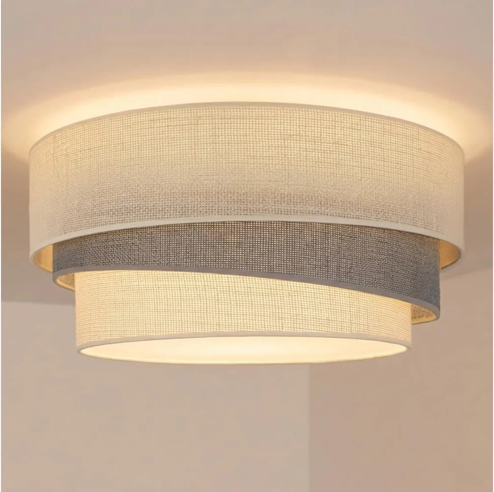 Brilagi - TRIO mennyezeti lámpa 1xE27/60W/230V, átm. 40 cm, krém/szürke