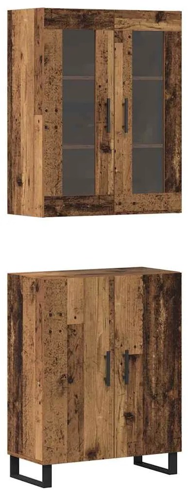 Magasfiú Falra szerelhető Régi fa 69.5 x 34 x 90 cm Faanyag