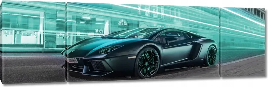 Vászonkép 170x50 Szuper autó Türkiz