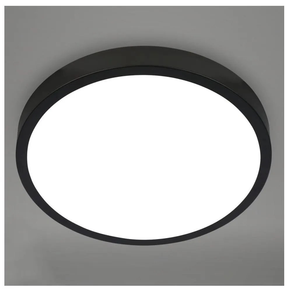 Briloner 3709-015 - LED RGBW Dimmelhető mennyezeti lámpa LED/22W/230V fekete + távirányító