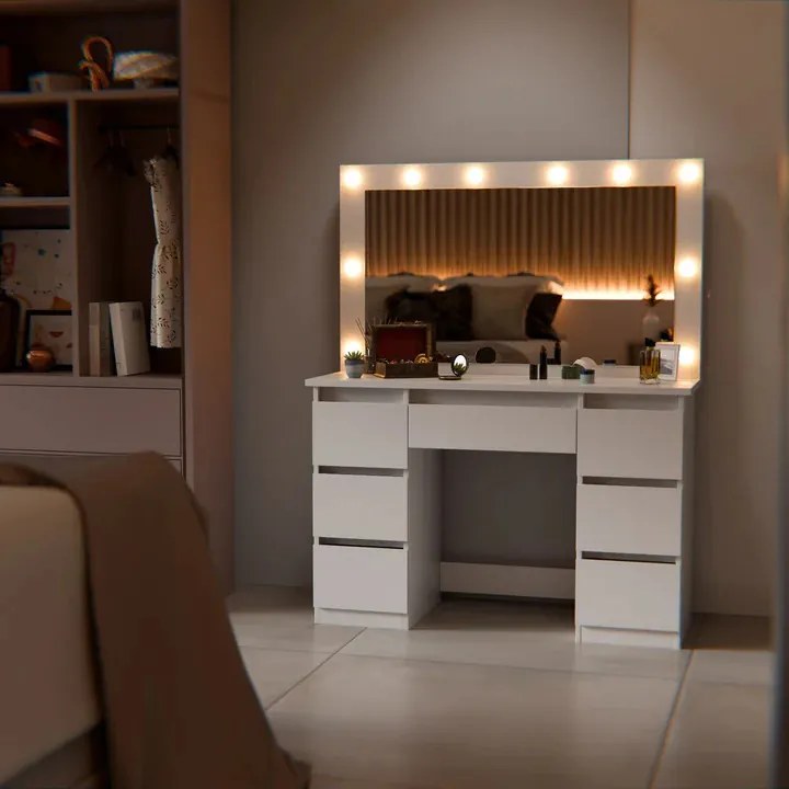 Juskys Lilia fürdőszoba asztal - fehér