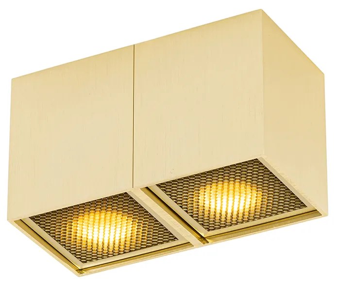 Design spotlámpa arany 2-lámpás - Qubo Honey