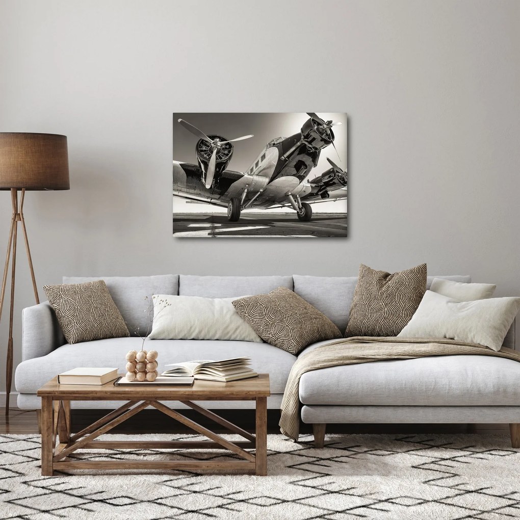 Kép - Történelmi repülőgépek (70x50 cm)