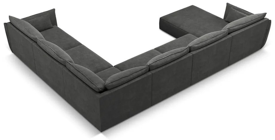 Szürke sarokkanapé (jobb oldali) Vanda – Mazzini Sofas
