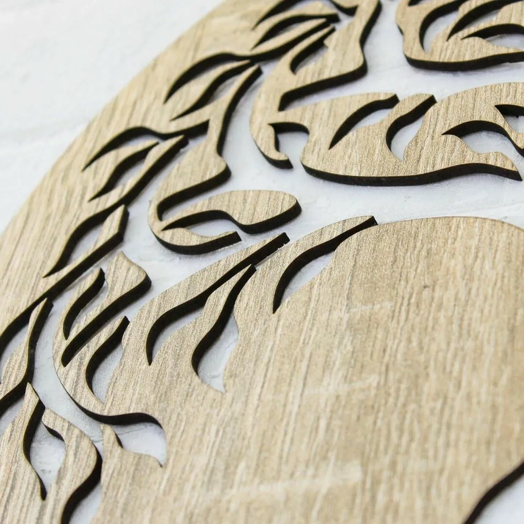 DUBLEZ | 2 az 1-ben fából készült életfák - Hod és Netzach