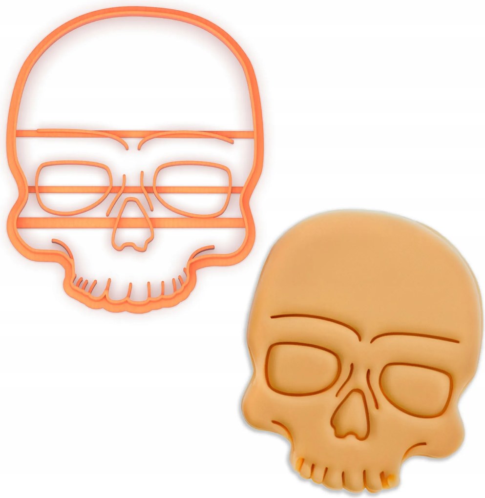 Prémium Mézeskalács Kekszforma Ijesztő Koponya Halloween Keksz