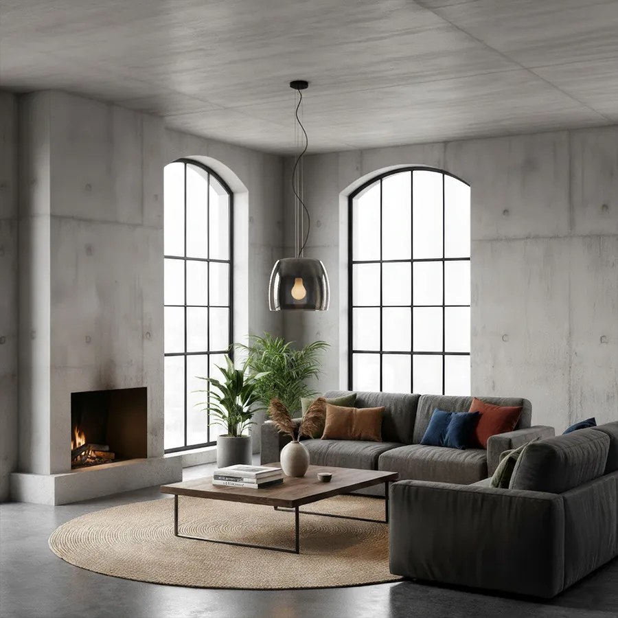RENDL R14396 ORLANDO Modern Függesztett Lámpa Fekete IP20