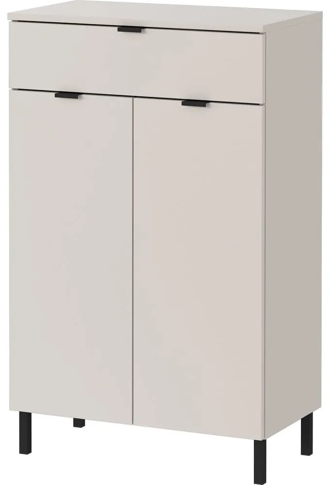 Krémszínű magas fürdőszoba szekrény 60x97 cm Arcena – Germania