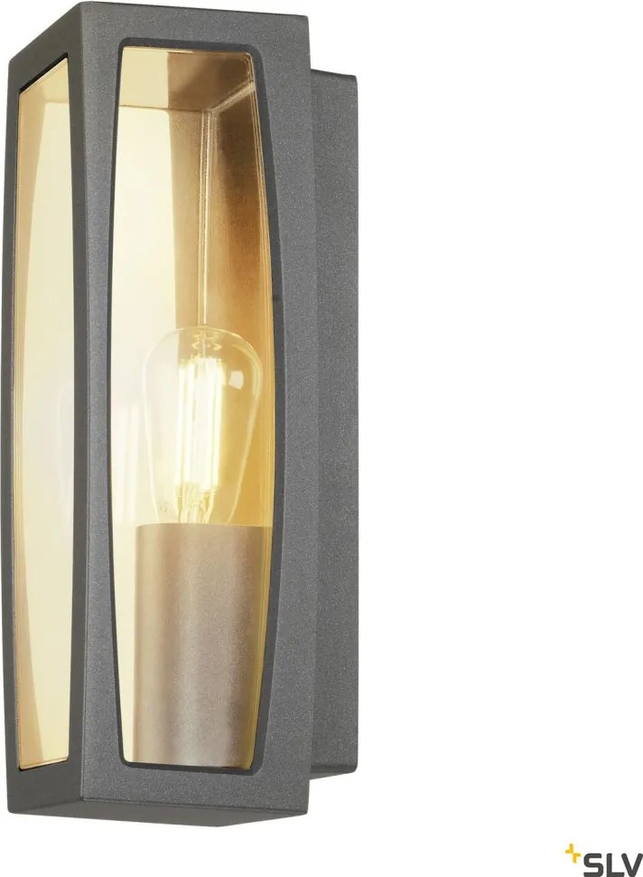 SLV 230655 MERIDIAN Modern Kültéri Fali Lámpa Antracit E27 IP54