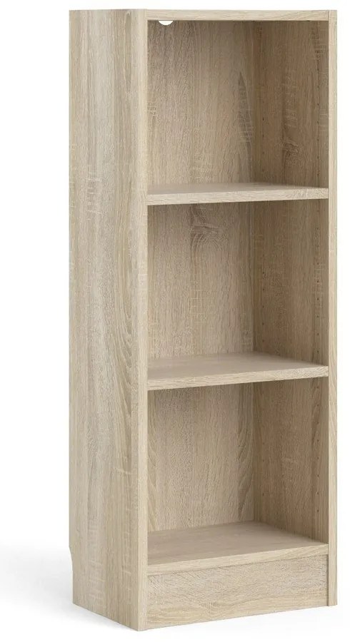 Basic könyvespolc tölgyfa dekorral, 41 x 107 cm - Tvilum