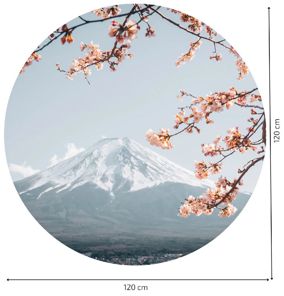 PIPPER. Textil kör alakú falmatrica "Japán" Méret: 60cm