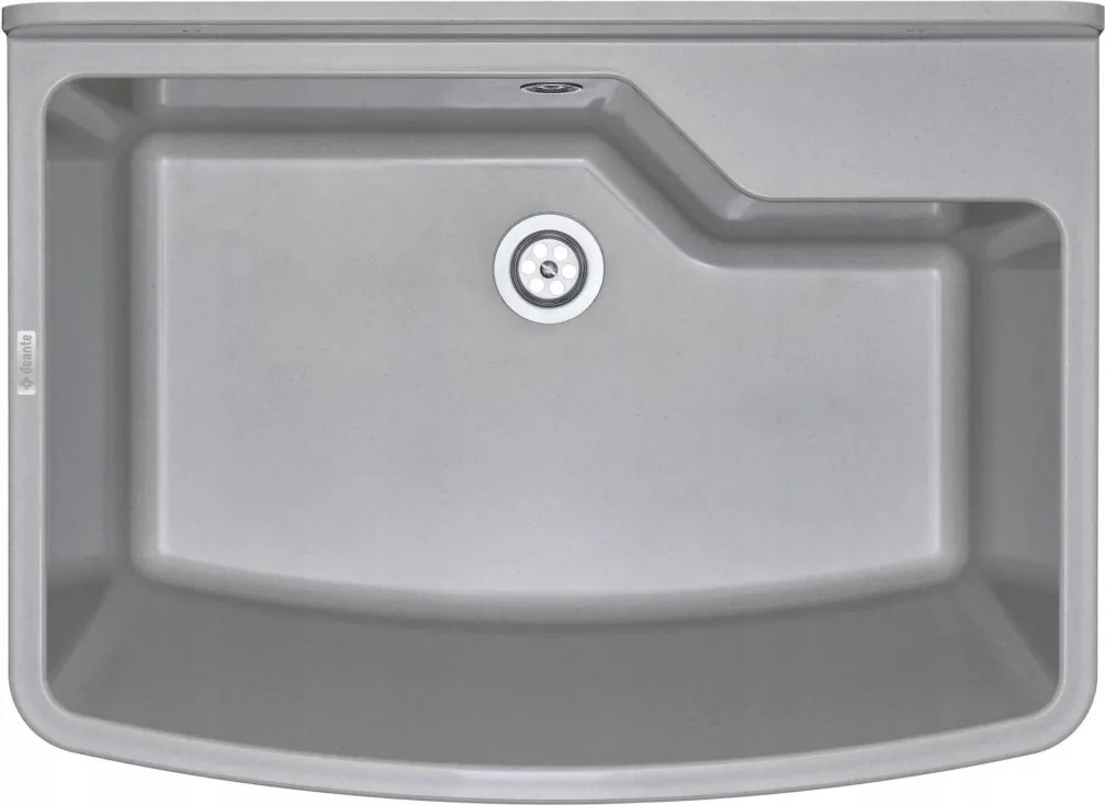 Kerti szürke Műszaki mosogató 1 kamrás falra szerelhető