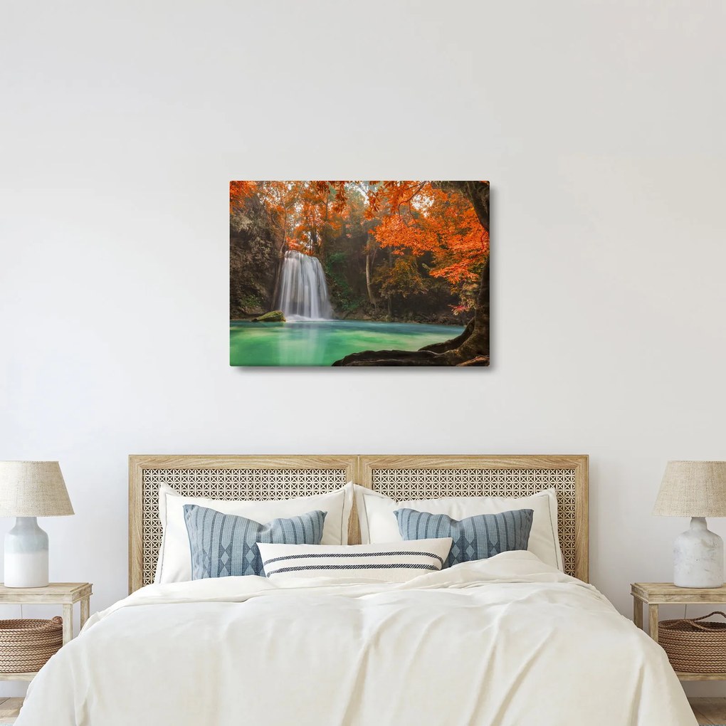 Kép - Vízesés Thaiföldön (70x50 cm)