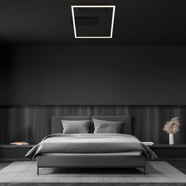 Briloner - LED mennyezeti lámpatest FRAME LED/14W/230V 3000K 30x32 cm fekete