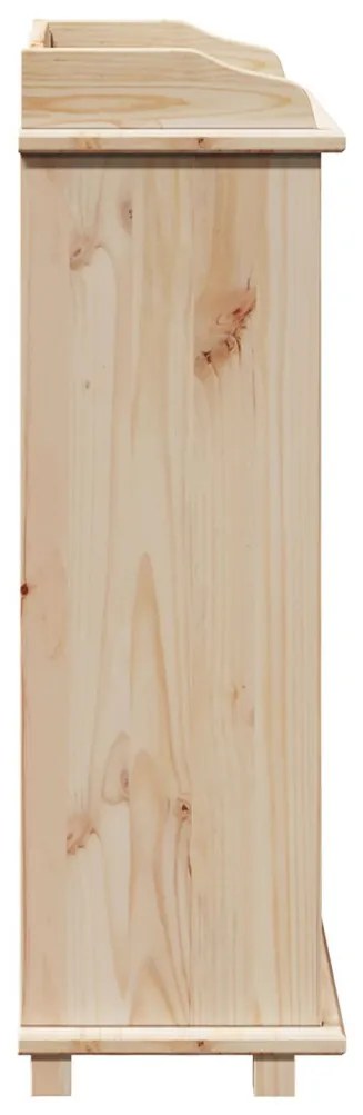 Bor Rack 90x60x30 cm Tömör Fa Fenyő
