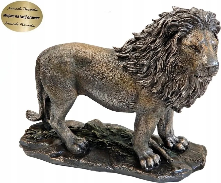 Oroszlán Figura A Hatalom Szimbóluma Ajándék Az Elnök Igazgató Vezetőjének A Hatalom Szimbóluma
