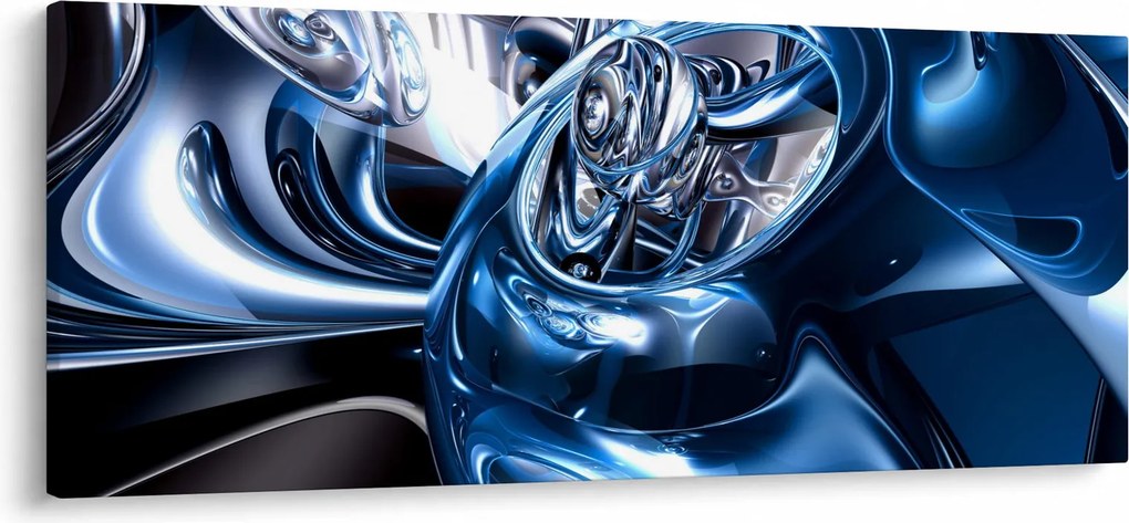 Absztrakció kép - körök (120x50 cm)