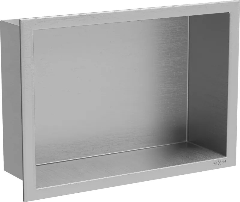 Mexen X-Wall-R perem nélküli polc 30 x 20 cm, inox - 1910302010