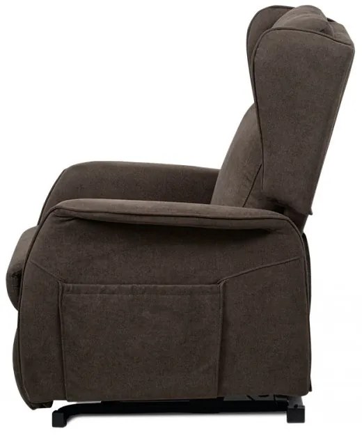 Fotoliu Pentru Tv Și Relaxare Cu Control Electric Textil Maro Tv-1190