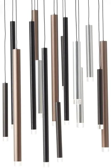 Brilliant -LED dimmelhető kábeles függőlámpa CEMBALO LED/70W/230V króm/fekete/barna