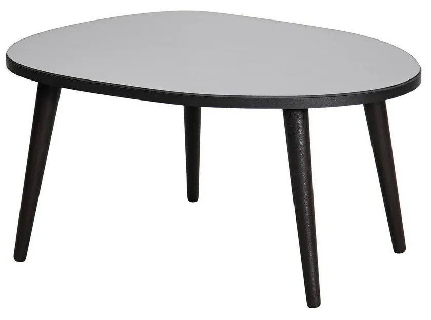 Gusto Black konferenciaasztal sötét üveggel