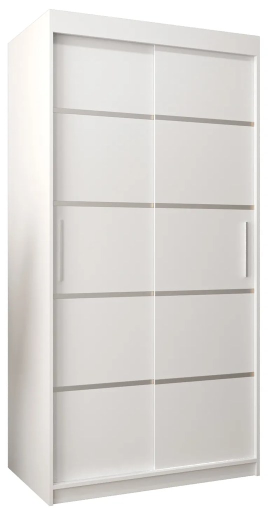 Ruhásszekrény 100 cm Verika 1 100 (fehér). 1063676