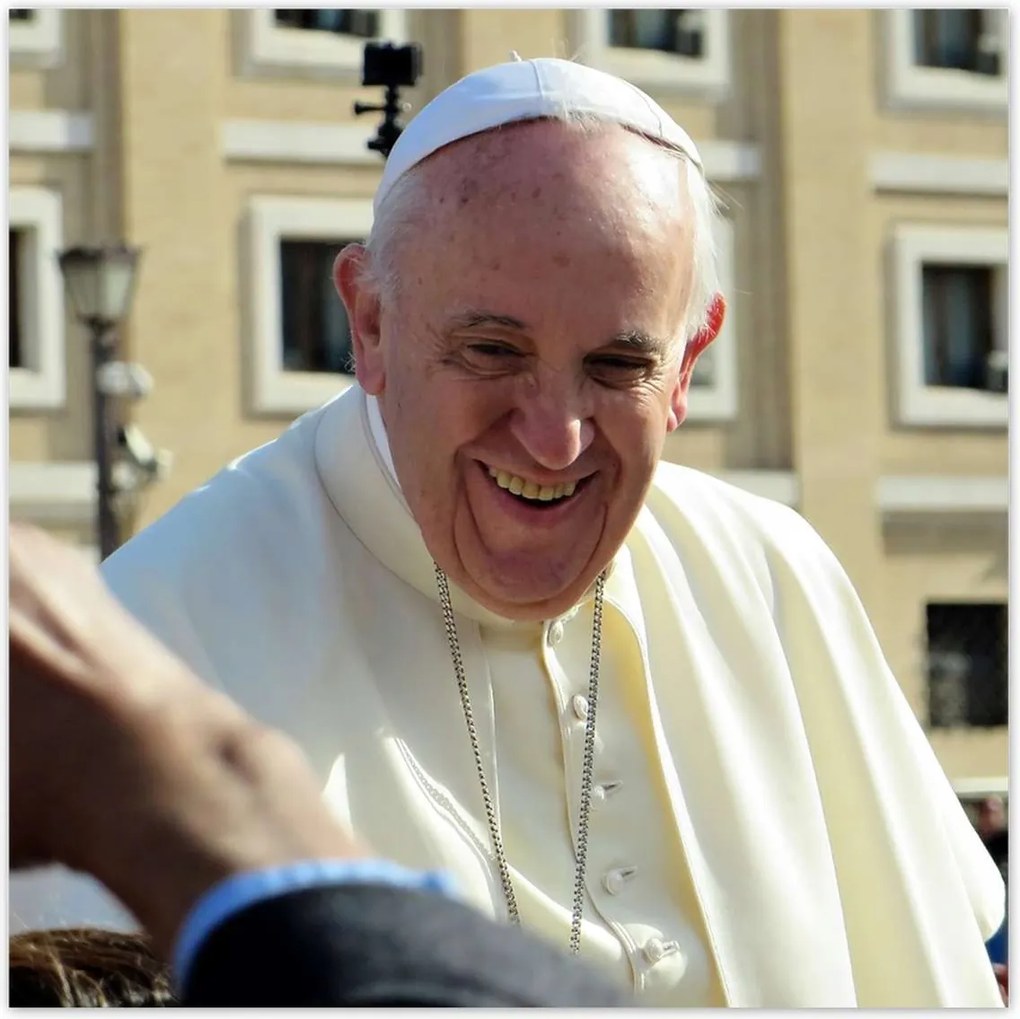 Poszterek 100x100 Ferenc pápa portré