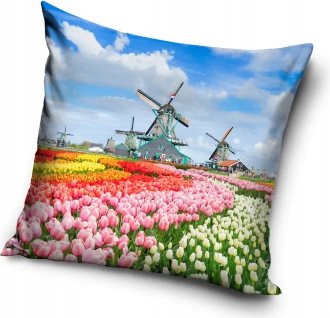 Amsterdam Tulips párnahuzat 40x40 cm