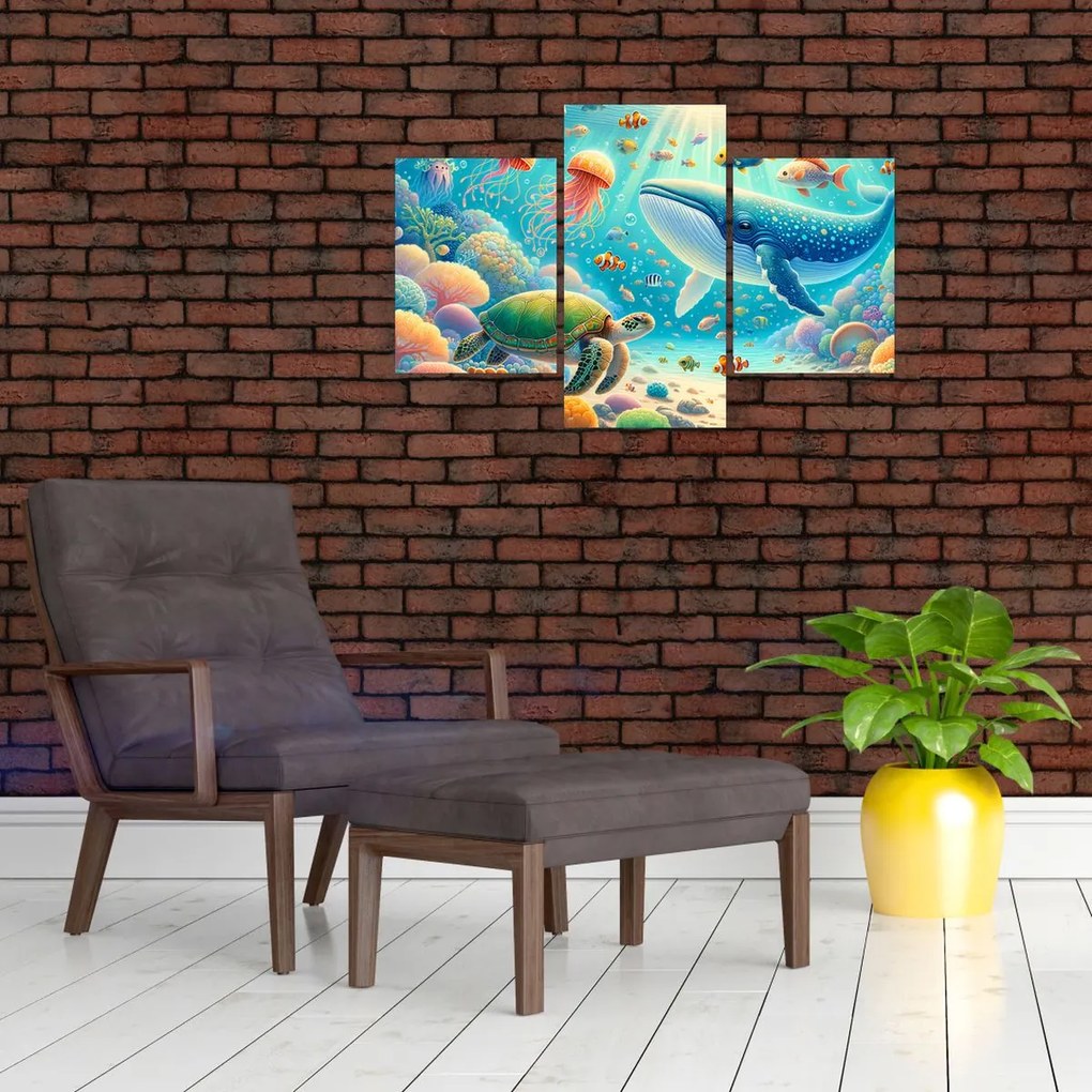 Kép - A világ a víz alatt (90x60 cm)