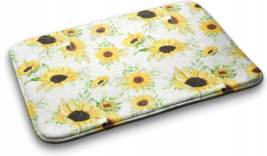 Fürdőszobaszőnyeg Napraforgók Virágok 90x60