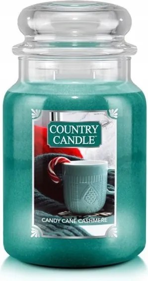 Candy Cane Cashmere Country Candle nagy illatgyertya 2 kanóc