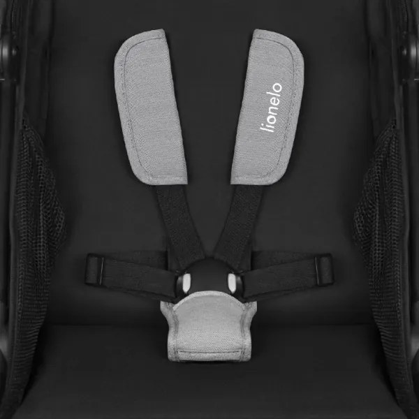 Lionelo - Babakocsi AZURA fekete/szürke