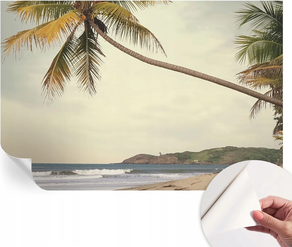 Fotótapéta Öntapadós Dekoratív tapéta Trópusi tájkép 104x70 cm