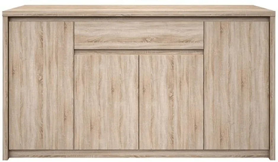 Komód, DTD laminált, tölgy sonoma, NORTY TYP 11