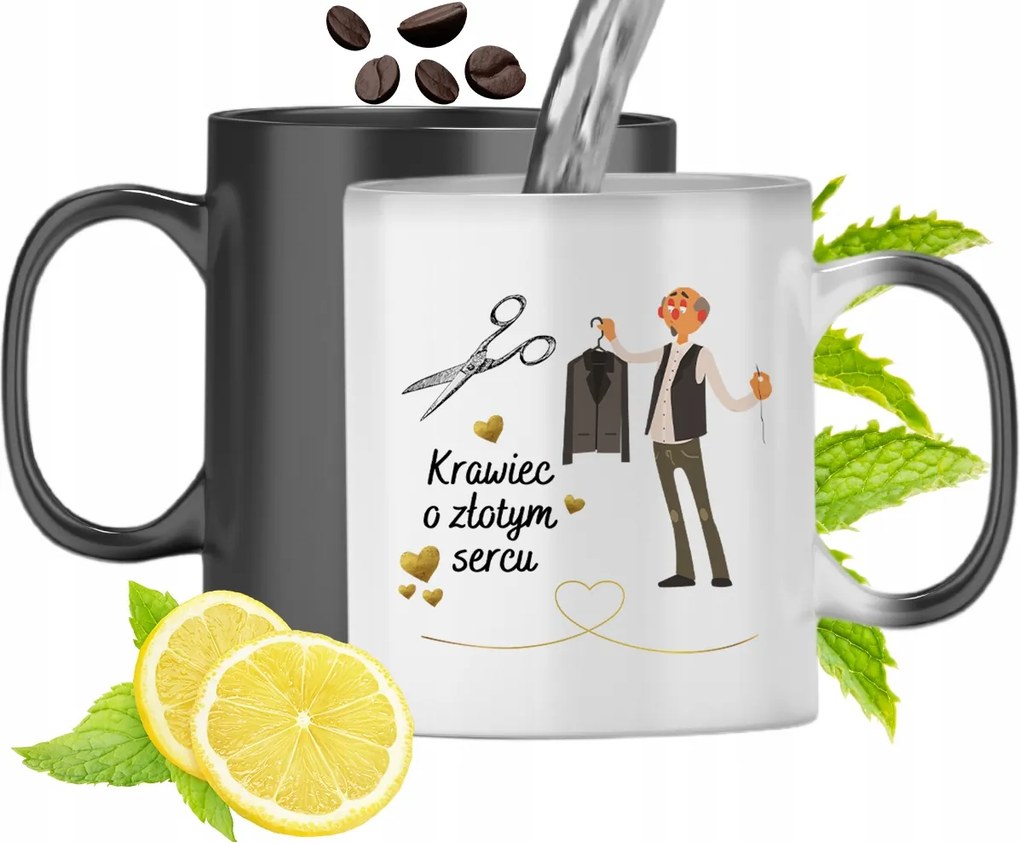 Mágikus Bögre Szabónak Színváltós, fényképes nyomattal