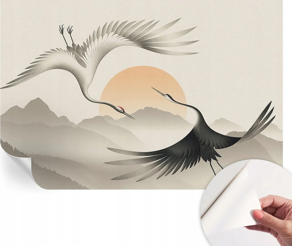 Öntapadós tapéta Divatos 3D fali ragasztó Daruk kelet 104x70 cm