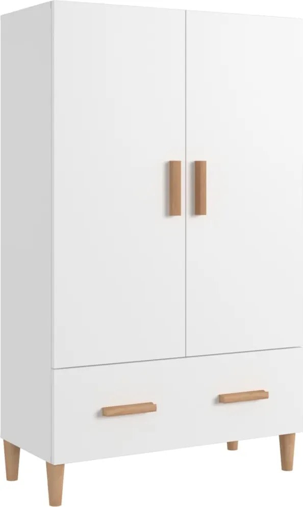 vidaXL fehér szerelt fa magasszekrény 70 x 31 x 115 cm