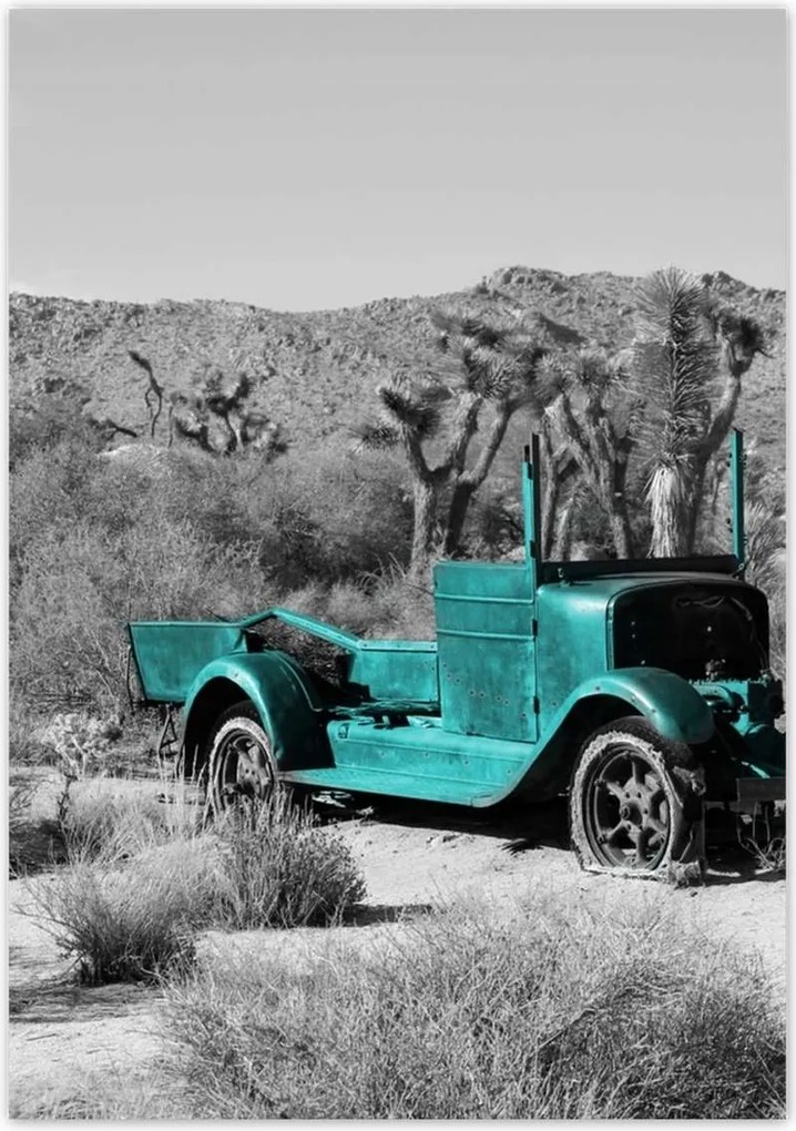 Poszterek 70x100 Türkiz hajóroncs