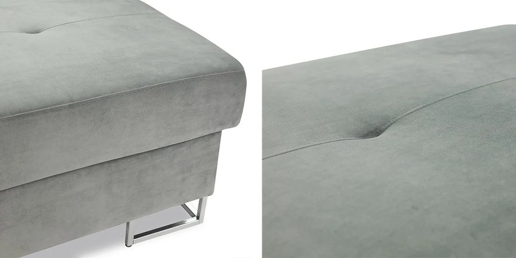 Zsámoly Alphard (öko-bőr Soft 017 (fehér) + Uttario Velvet 2971). 1060467