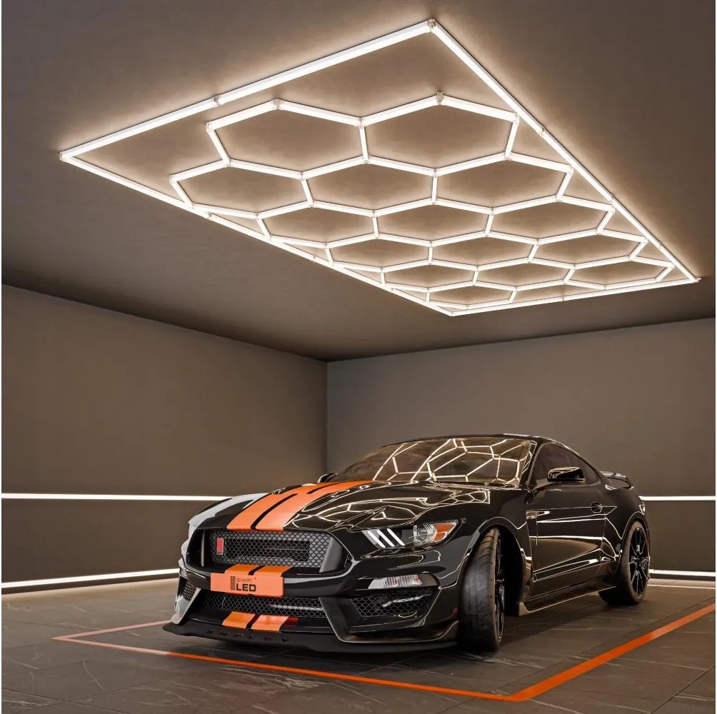 LED mennyezeti lámpa LED/696W/85-265V 4000K 484x243 cm CRI 90 IP44 fehér