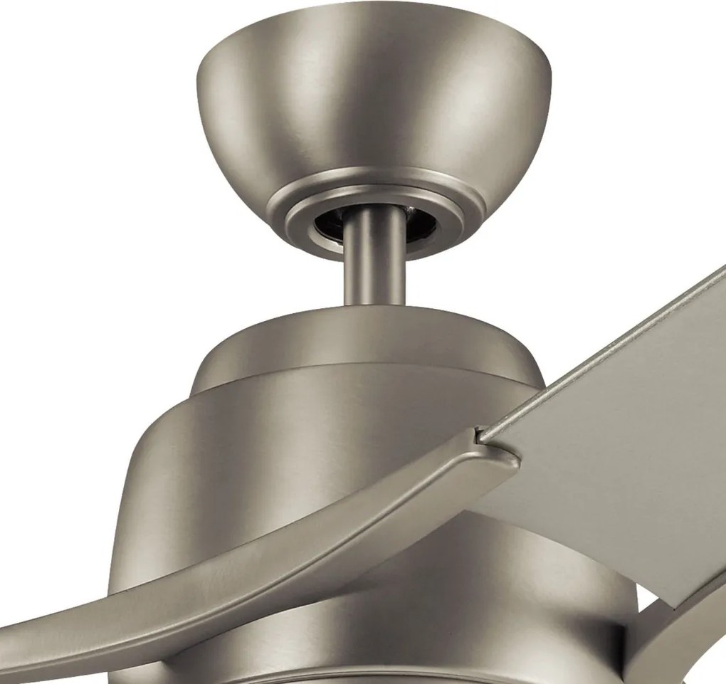 KICHLER KLF-ZEUS-60-BN ZEUS Ventilátoros lámpa Nikkel, Ezüst LED IP20