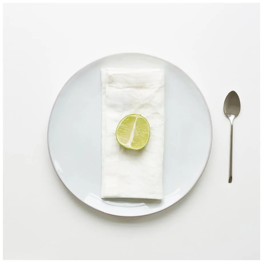 2 db fehér vászonszalvéta - Linen Tales