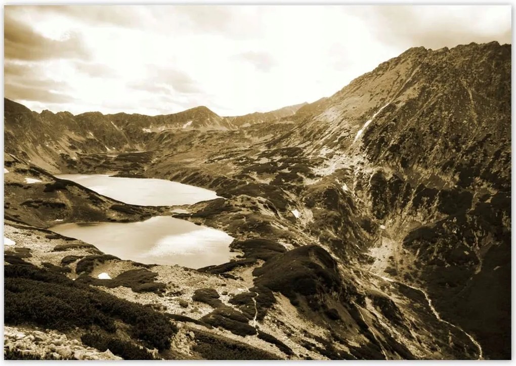 Poszterek 100x70 Tátra Lengyel hegyek Kilátás