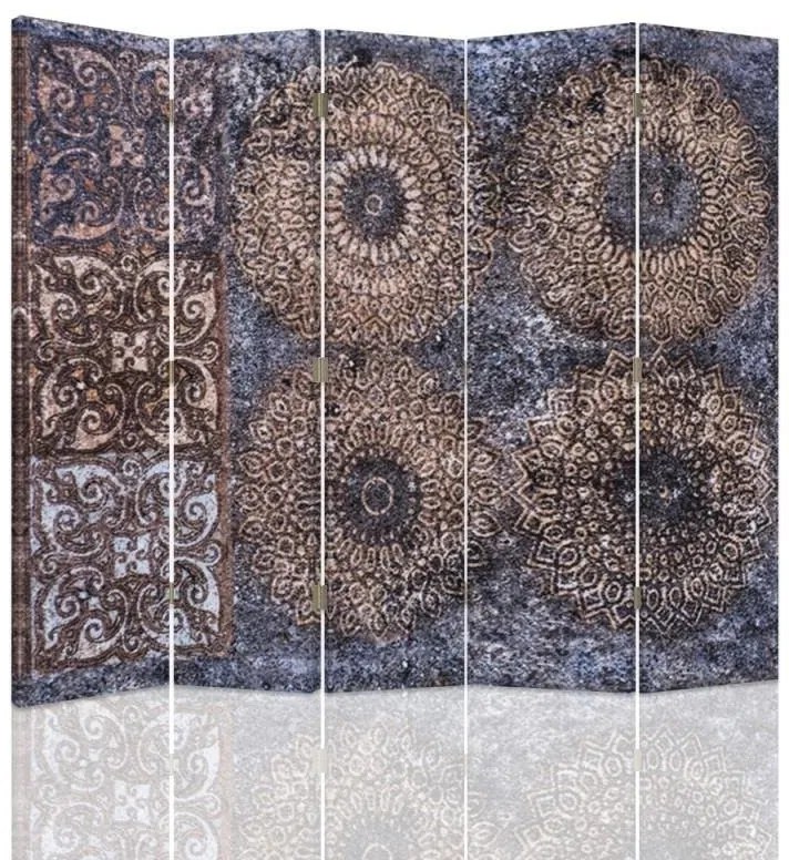 Gario Paraván Ferde minták Méret: 180 x 170 cm, Kivitelezés: Forgó paraván 360°