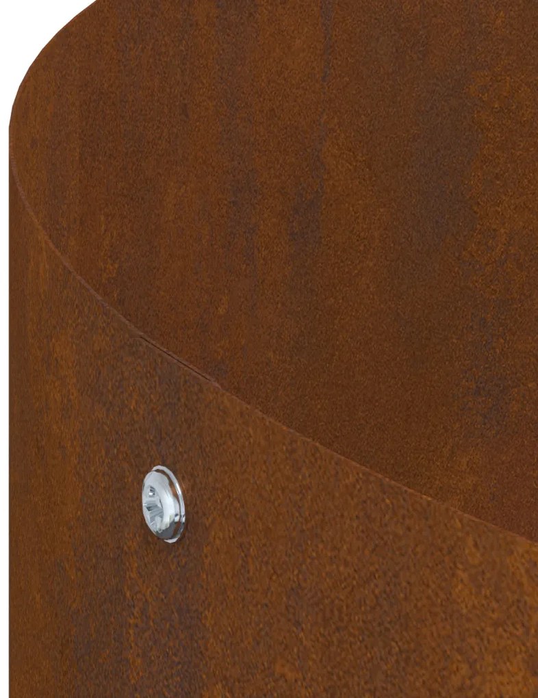 Corten Acél Virágcserép Corten acél Corten acél Közepes Tartós