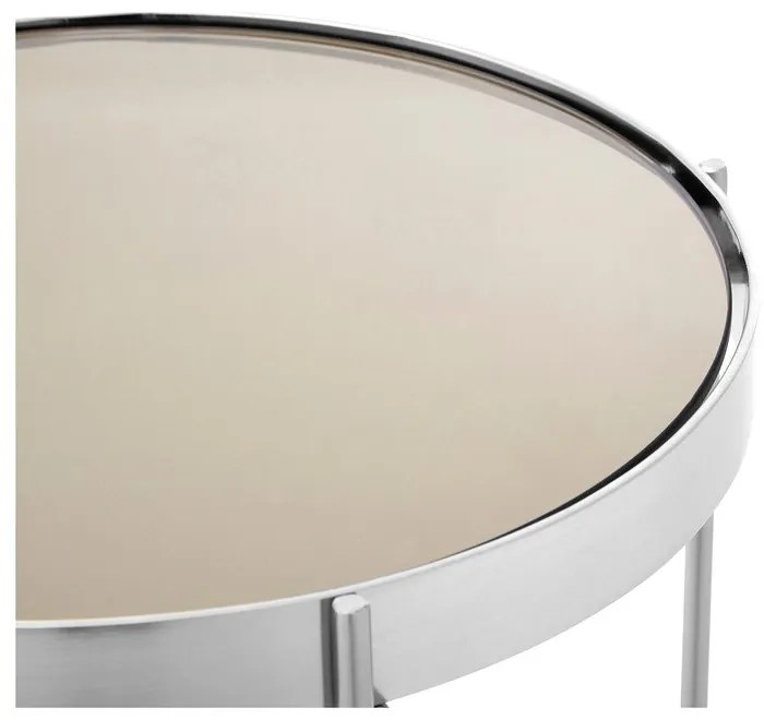 Kerek tárolóasztal üveg asztallappal ø 33 cm Allure – Premier Housewares