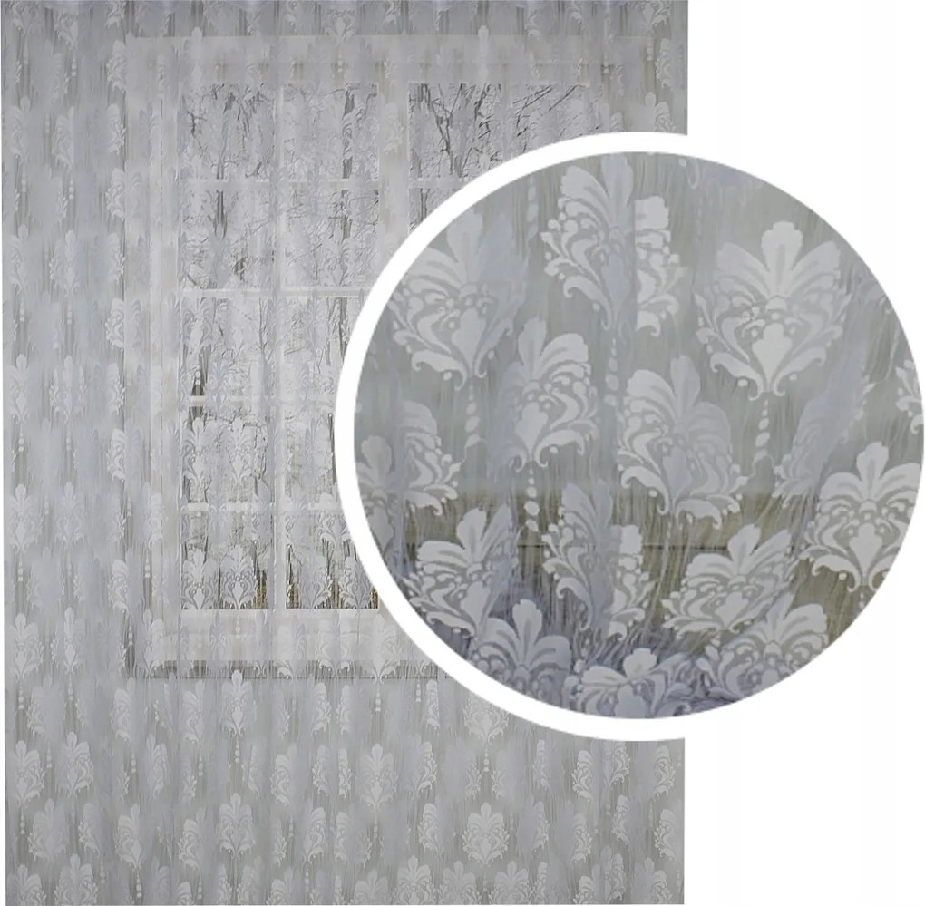 Függöny Spagetti szürke dísz Függöny 280x250h