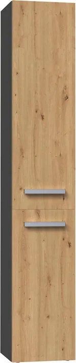 Nel II fürdőszoba szekrény, antracit-tölgy