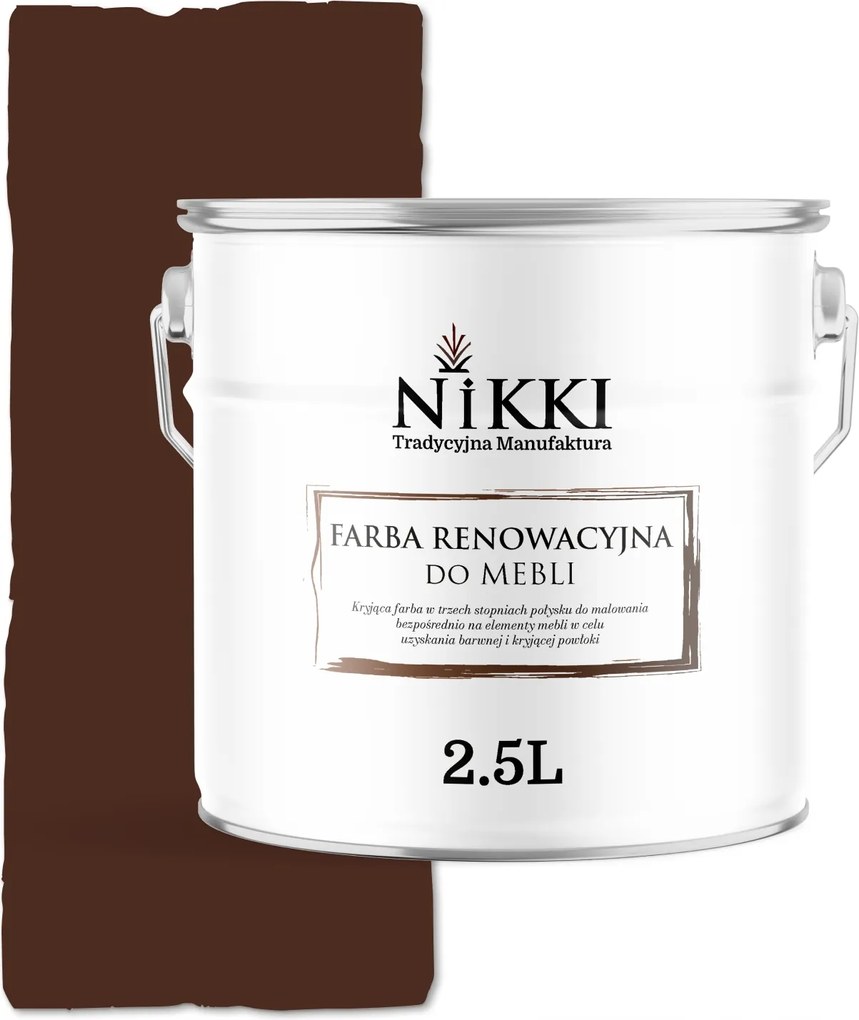 Konyhabútor Festék Szekrényfrontok Barna Meleg RAL8016 Félmatt 2,5L